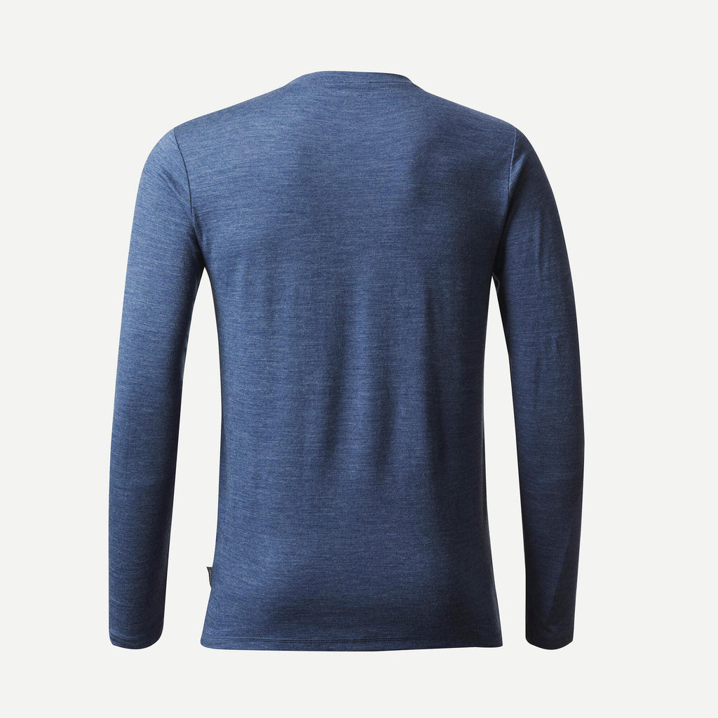 Simond Men's Travel 500 Merino Wool Long-sleeve Shirt