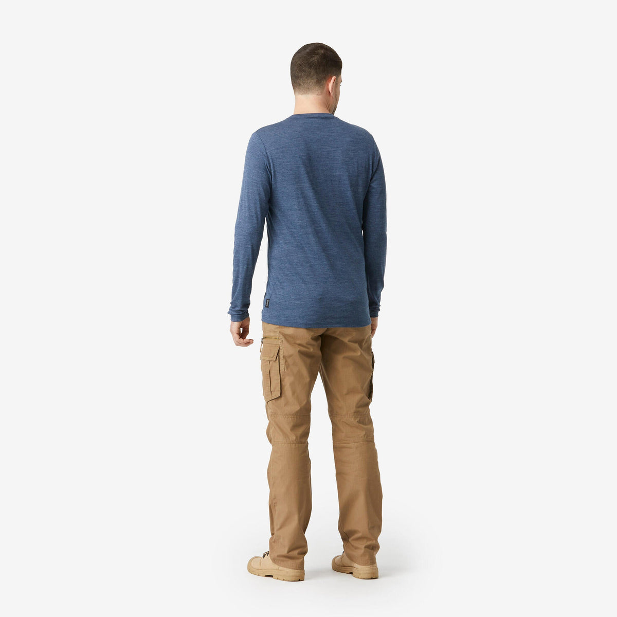 Simond Men's Travel 500 Merino Wool Long-sleeve Shirt