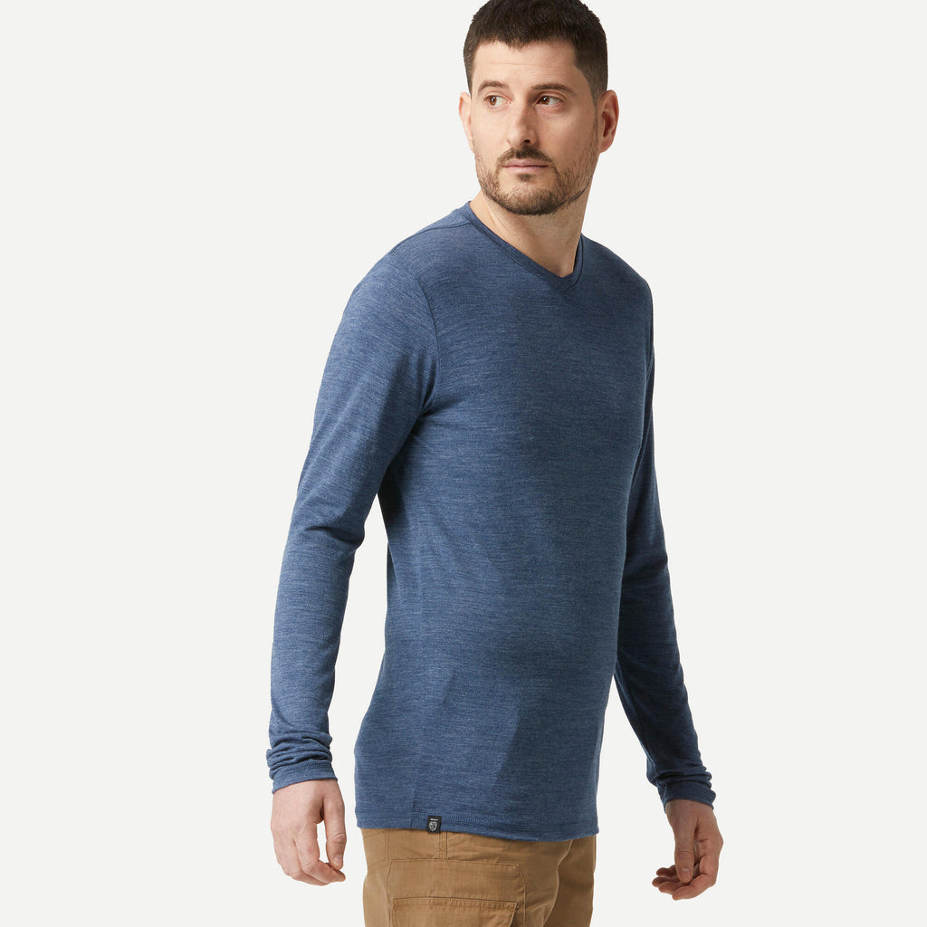 Simond Men's Travel 500 Merino Wool Long-sleeve Shirt
