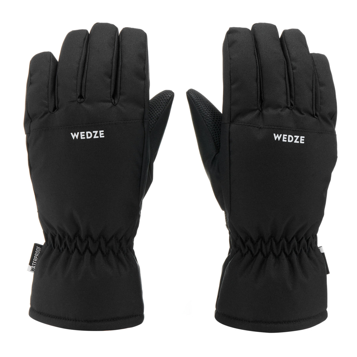 Wedze Kids' 100 Warm Waterproof Ski Gloves