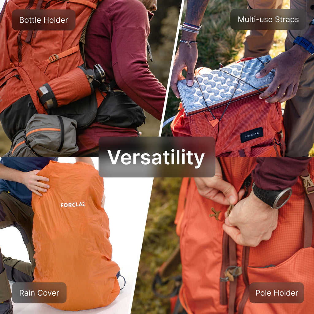 Simond Men's MT500 Air 60 + 10 L Backpacking Pack