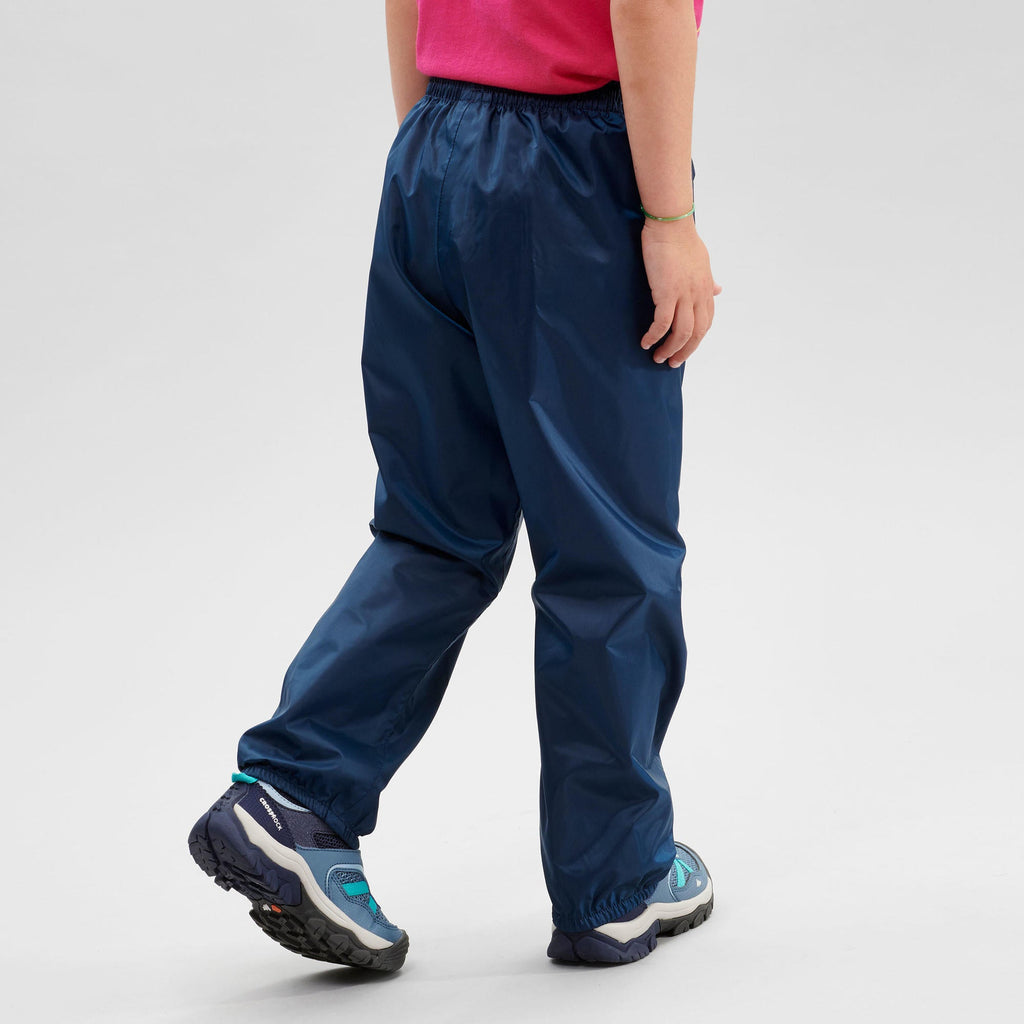Quechua Kids’ MH100 Waterproof Hiking Overpants – Ages 2–6