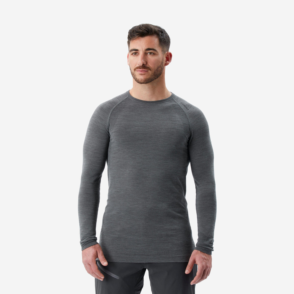 Simond Men's Alpinism Seamless Wool Long-Sleeve Shirt