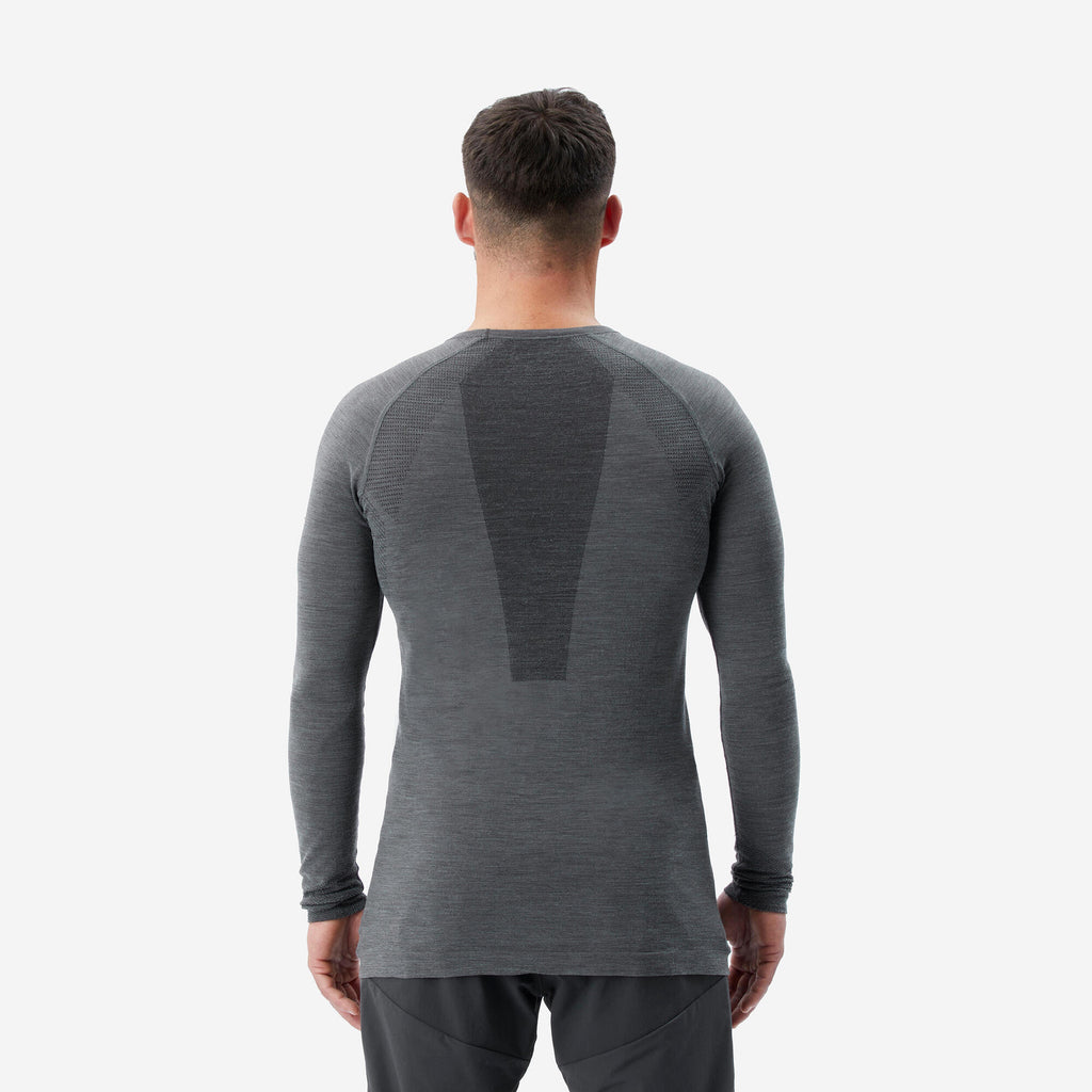 Simond Men's Alpinism Seamless Wool Long-Sleeve Shirt