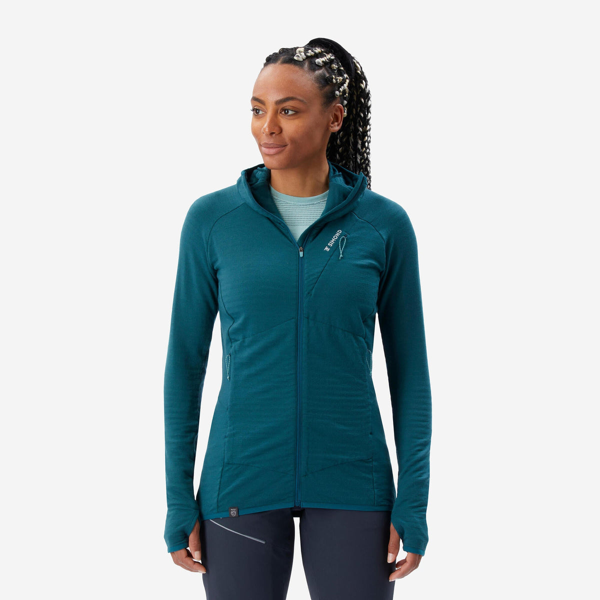 Simond Women's Merino Wool Mountaineering Stretch Hoodie