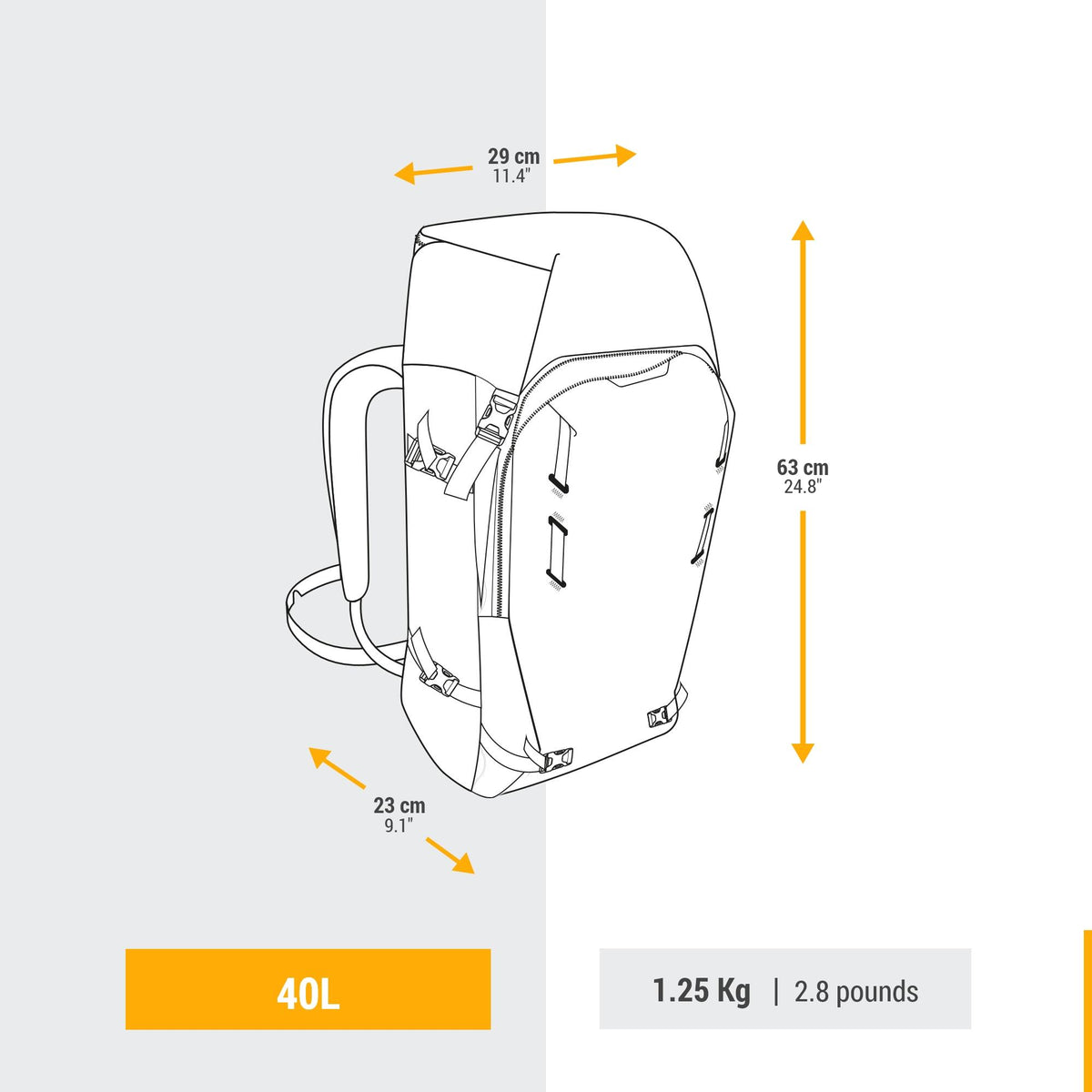 Simond Alpinism Evo 40L Mountaineering Backpack