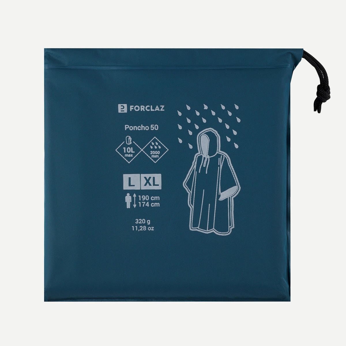 Forclaz MT50 Rain Poncho - 10L