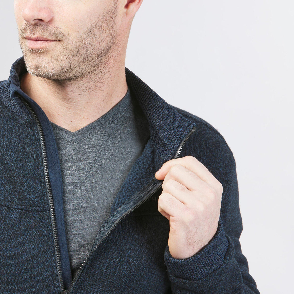 Quechua Men's SH100 Fleece Winter Jacket