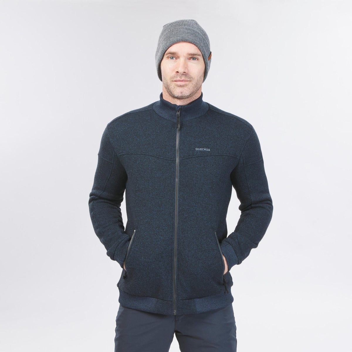 Quechua Men's SH100 Fleece Winter Jacket