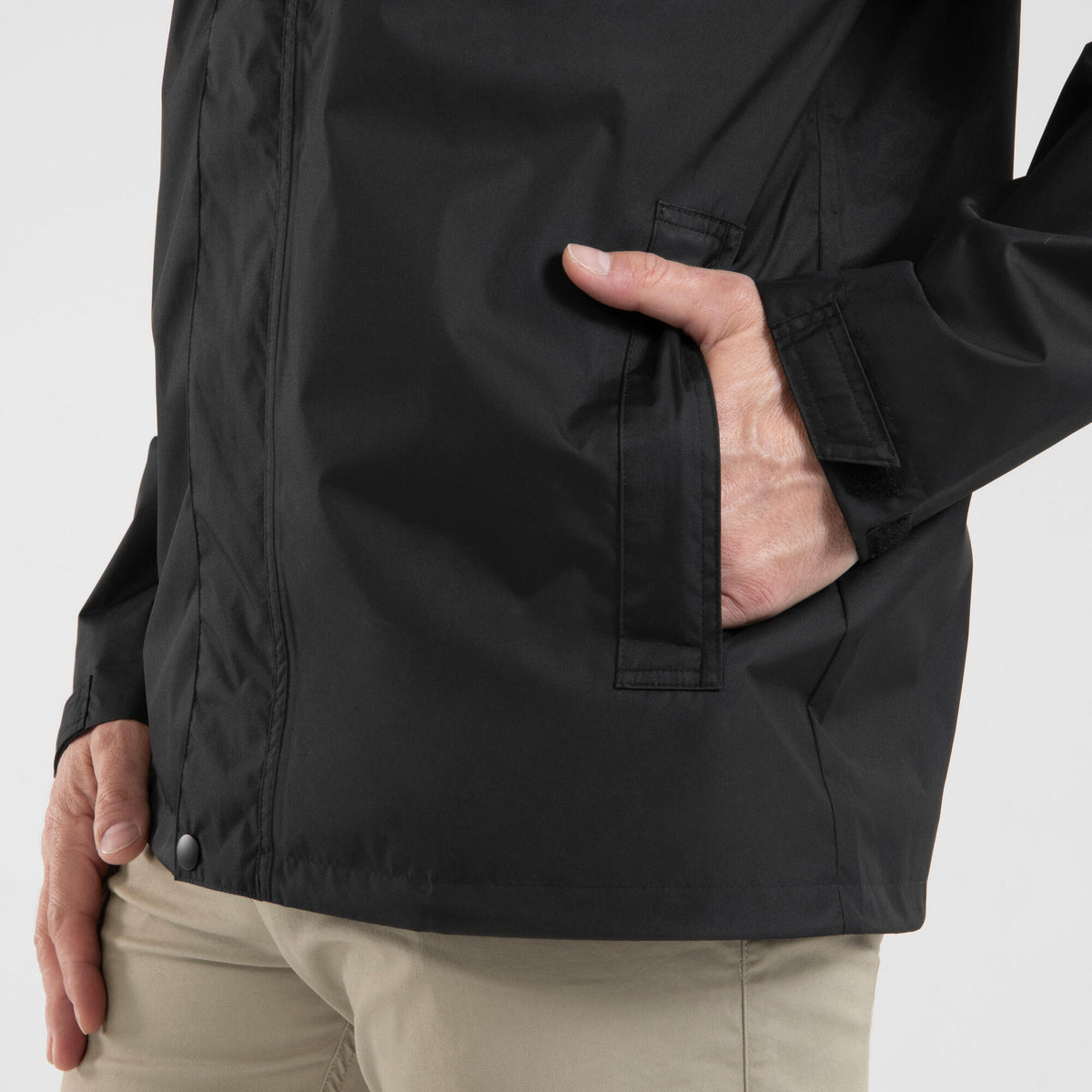 Quechua Men's NH500 Imper Waterproof Rain Jacket
