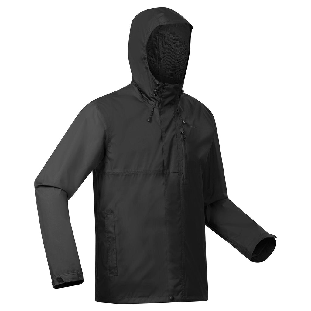 Quechua Men's NH500 Imper Waterproof Rain Jacket