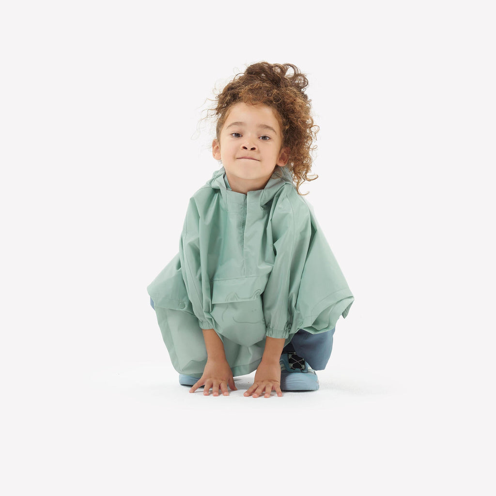 Quechua Kids’ MH100 Rain Poncho – Ages 2–6