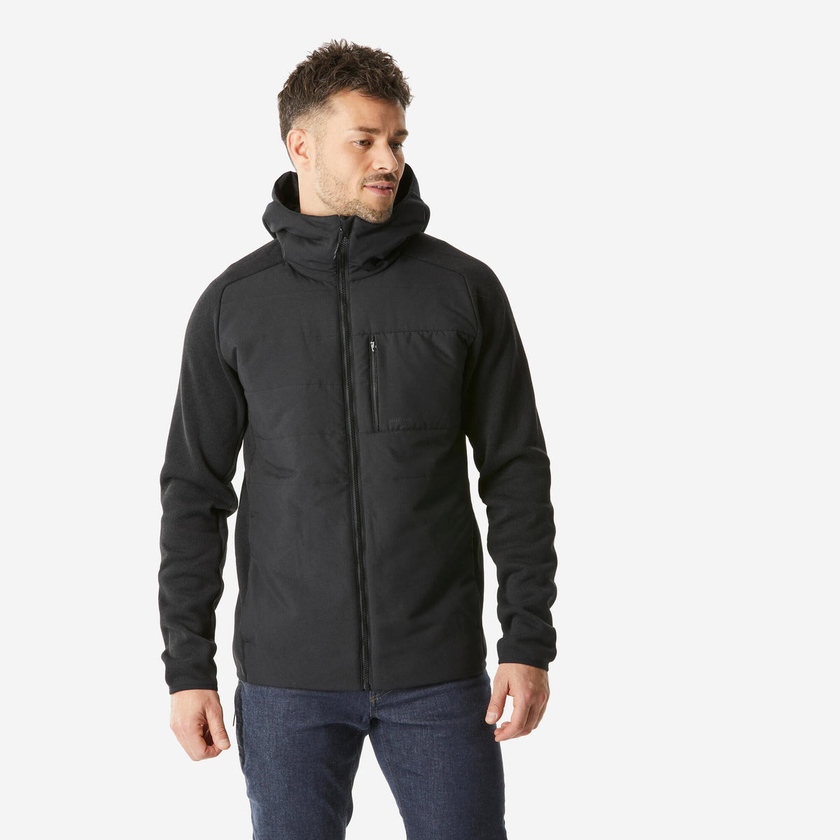 Quechua Men's NH500 Hybrid Hiking Sweatshirt