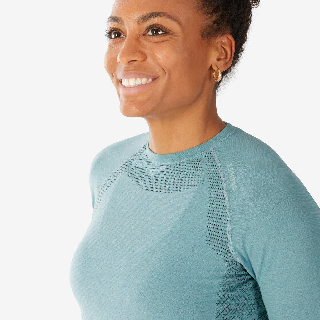 Simond Women's Alpinism Seamless Wool Long-Sleeve Shirt