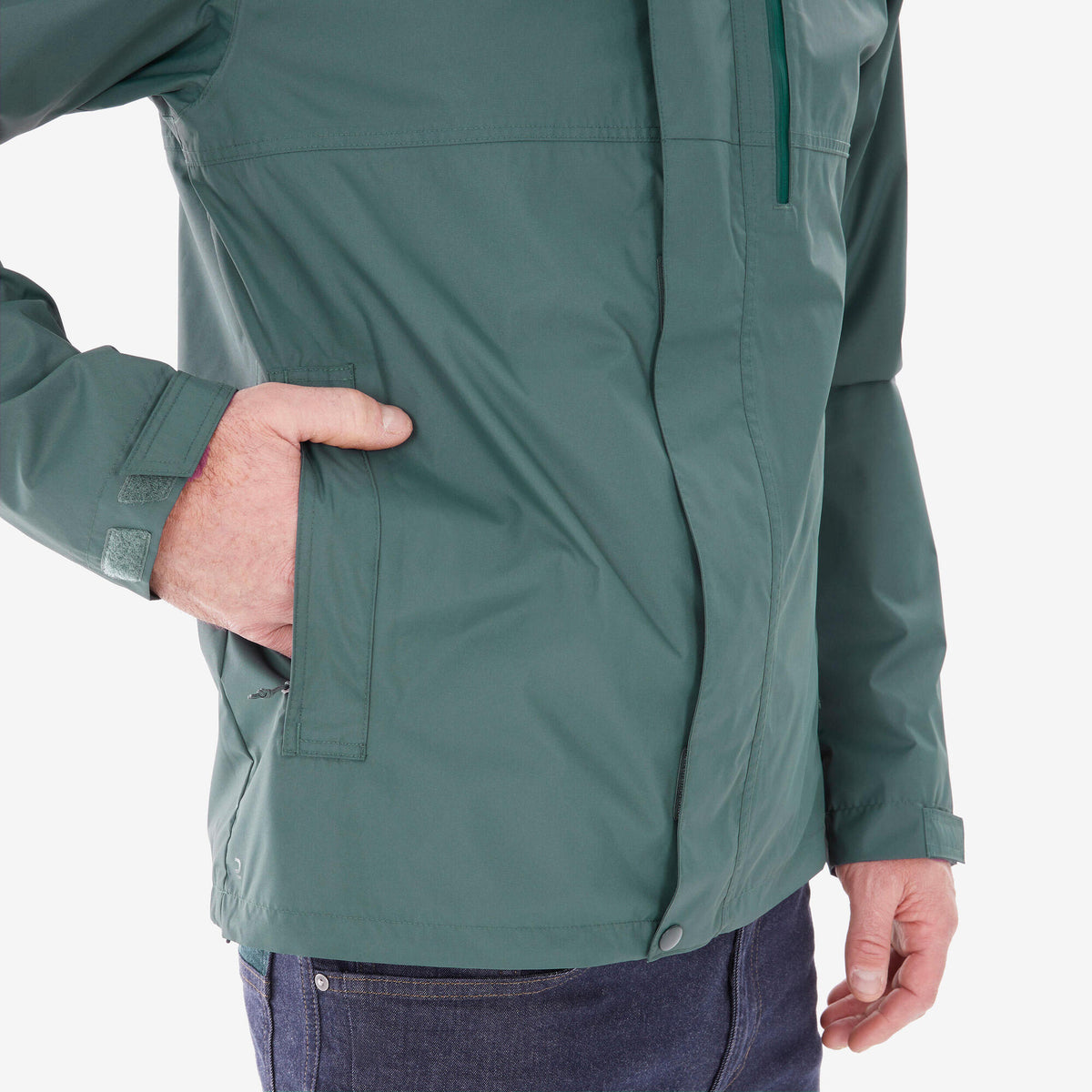 Quechua Men's NH500 Imper Waterproof Rain Jacket