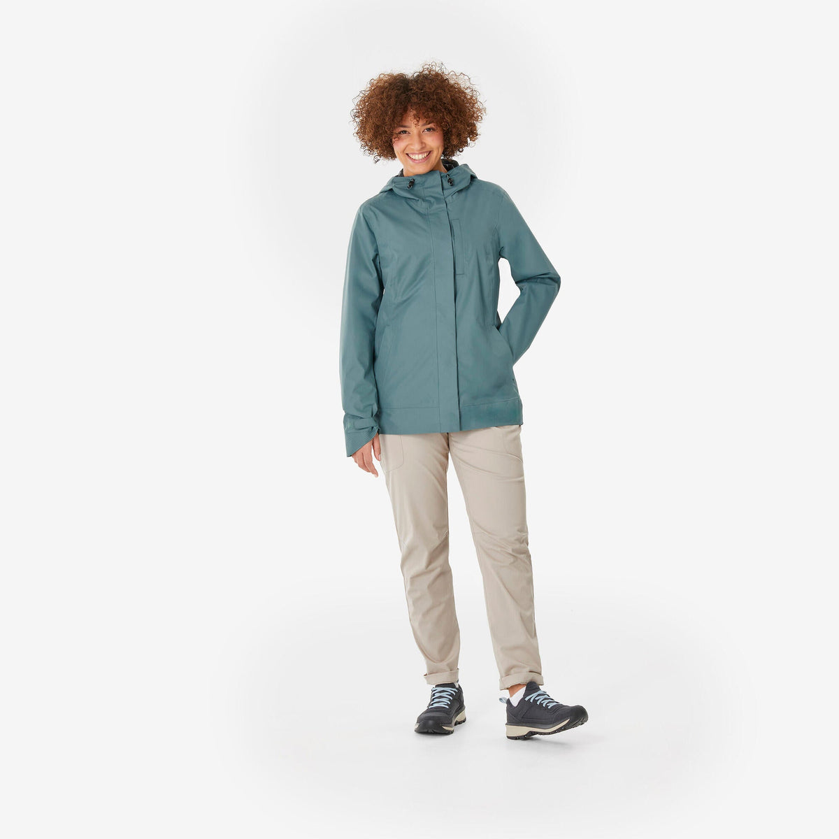 Quechua Women’s NH500 Waterproof Hiking Rain Jacket