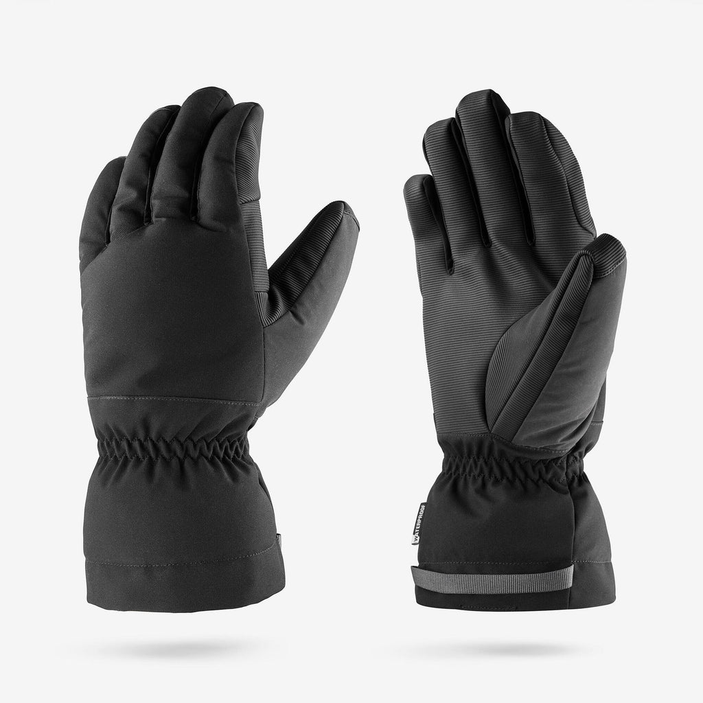 Wedze Adult 500 Waterproof Ski Gloves