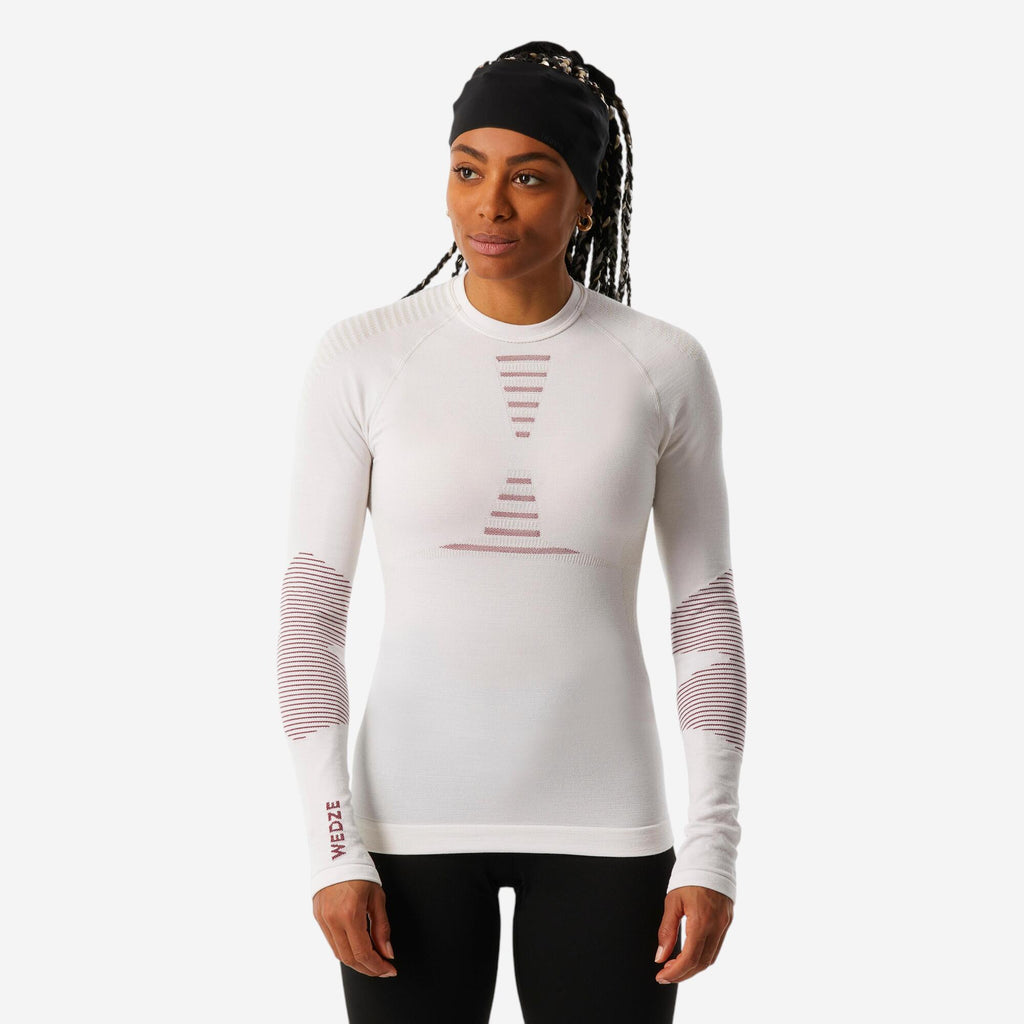 Wedze Women’s BL900 Merino Wool Ski Base Layer Top