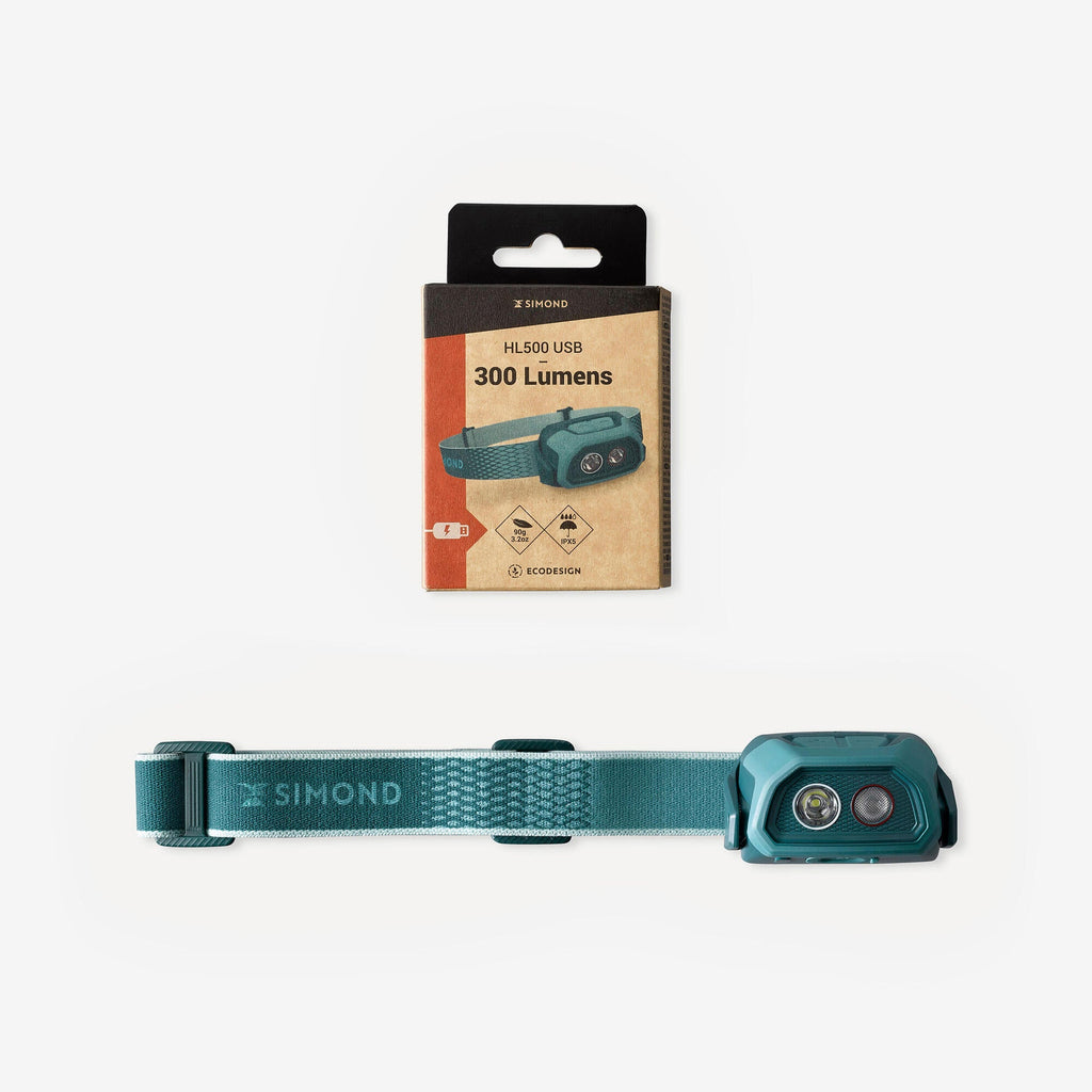 Simond HL500 USB 300 Lumen Headlamp