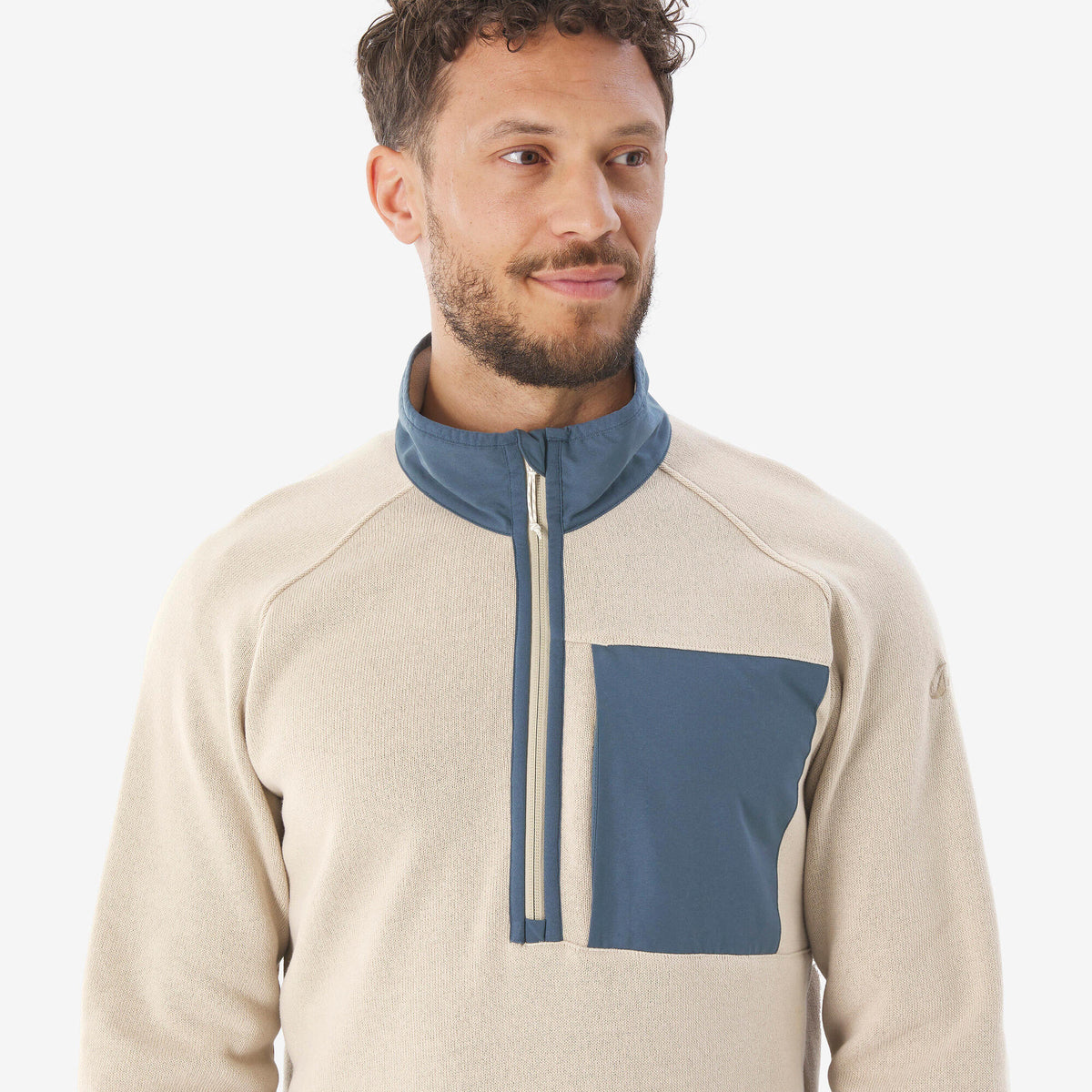 Quechua Men's NH500 Half-Zip Hiking Pullover