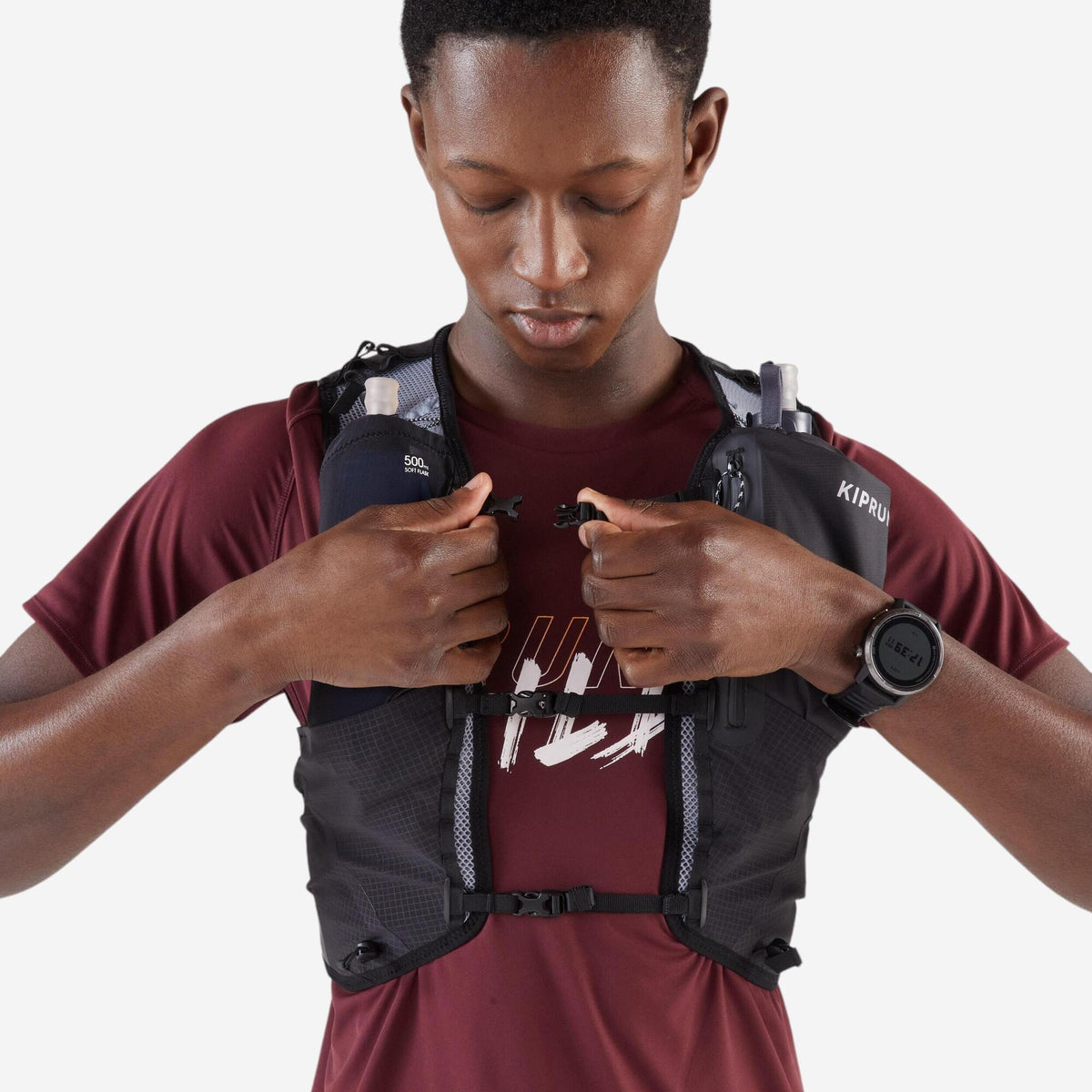 Kiprun 10L Running Hydration Vest -  1L Water Bladder Included