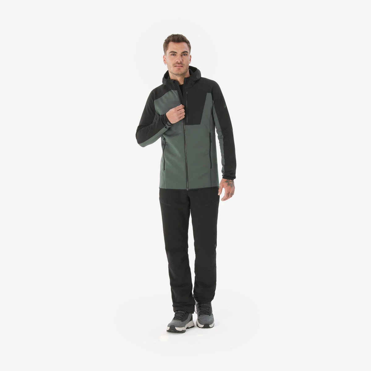 Quechua Men's MH500 Full-Zip Hiking Fleece