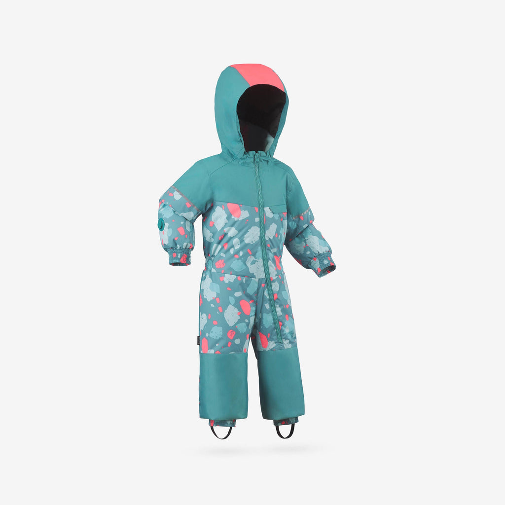 Wedze Kids' 500 Adjustable Waterproof Snowsuit