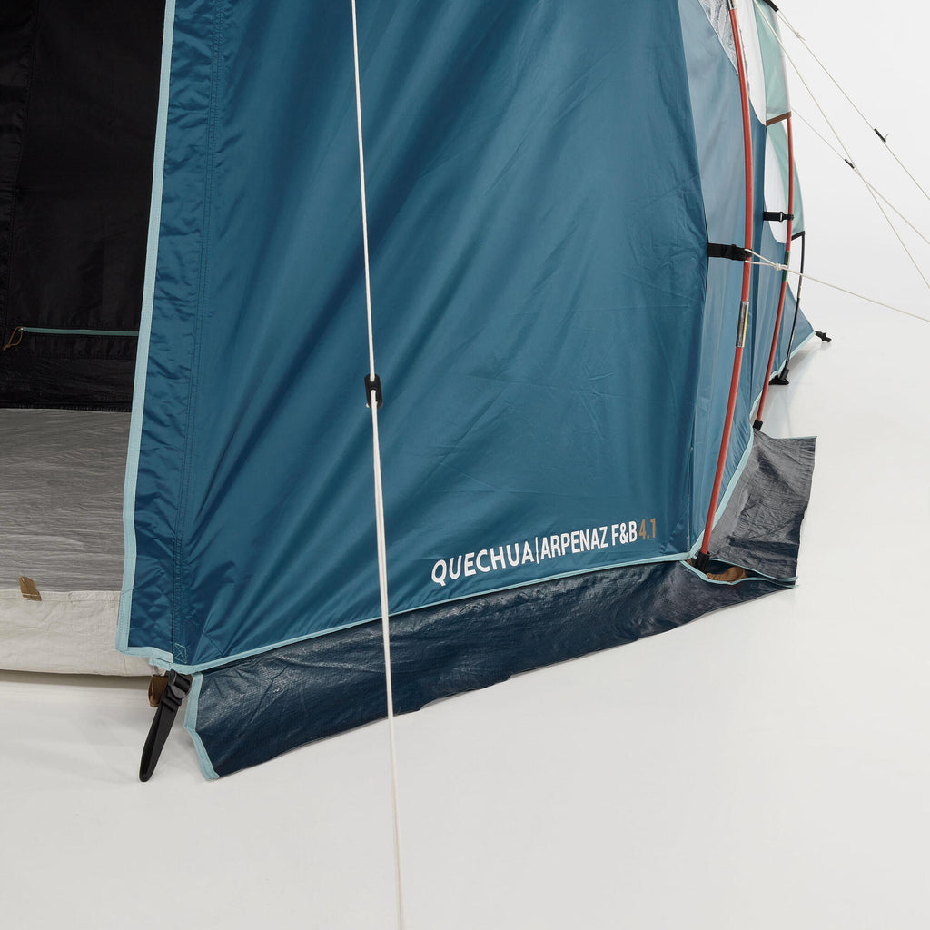 Quechua Arpenaz Fresh & Black Family Camping Tent 4 Person 1 Bedroom