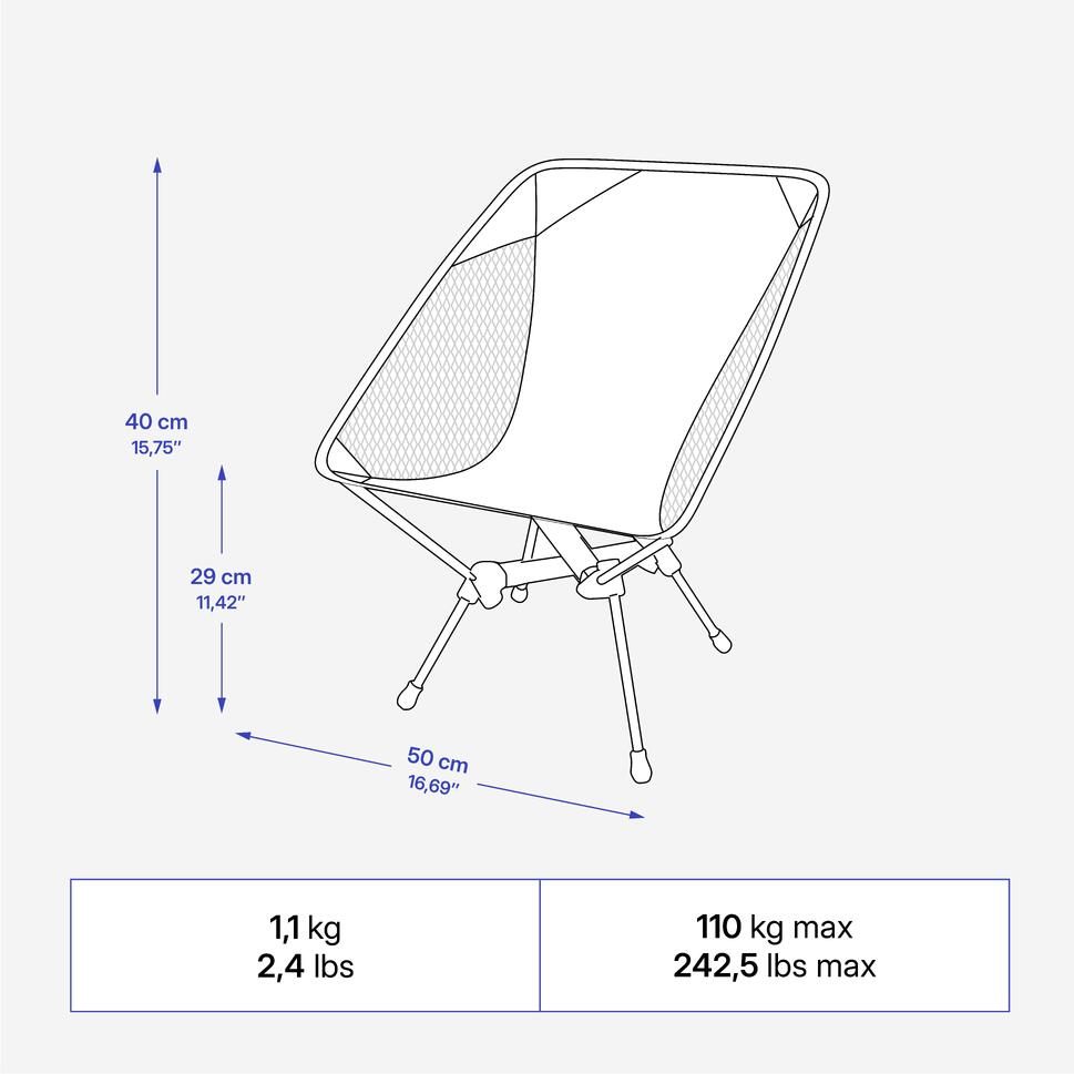 Quechua MH500 Compact Camp Chair