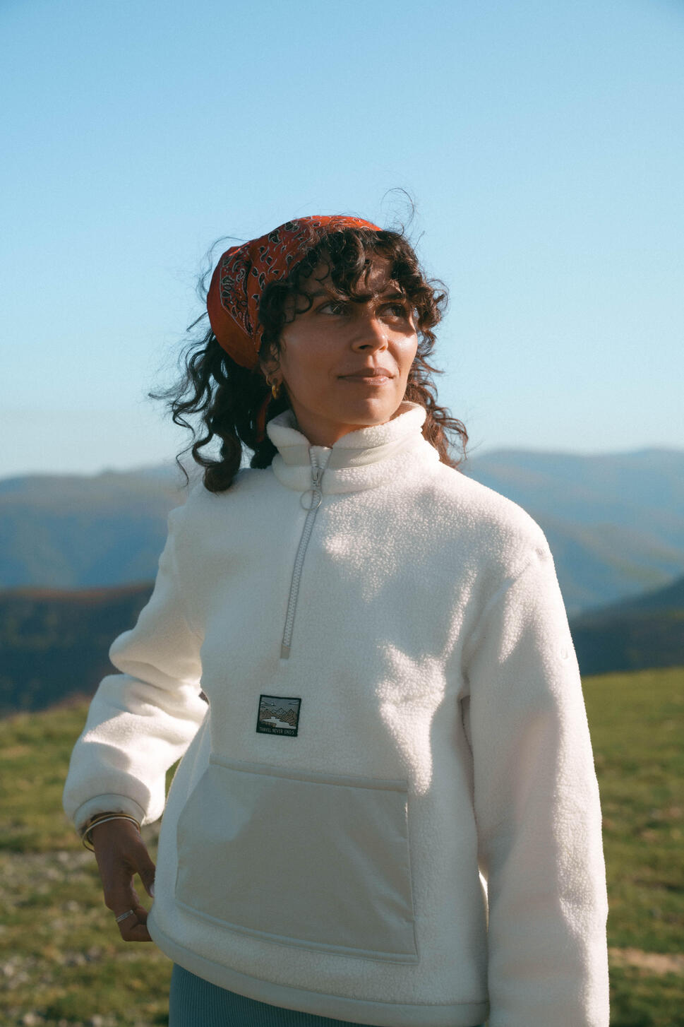 Quechua Women's MH100 Sherpa Fleece Pullover