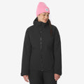 Women's waterproof ski and snowboard jacket 500 - Black