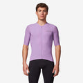 Unisex short-sleeved road cycling jersey for long distance, EDR ULTRA - Purple